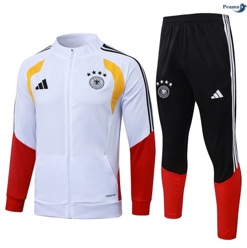 Casaco de Fato de Treino Alemania Criancas Blanco 2026