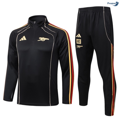 Fato de Treino Arsenal Criancas Negro Retro 2026