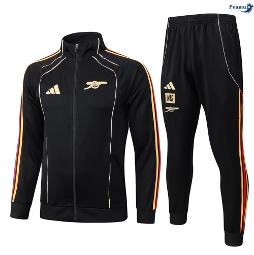 Casaco de Fato de Treino Arsenal Criancas Negro Retro 2026