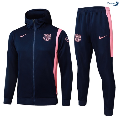 Casaco de Fato de Treino Barcelona Criancas Sombrero Azul marino/Rosa 2026