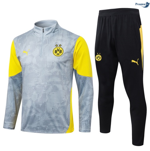 Fato de Treino Borussia Dortmund Gris Claro 2026