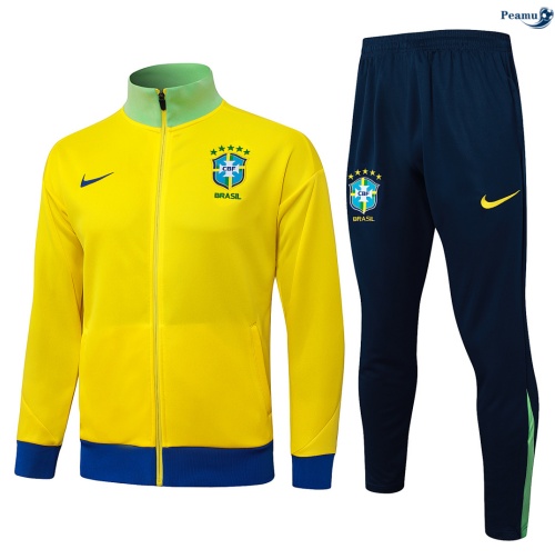Casaco de Fato de Treino Brasil Amarillo 2026