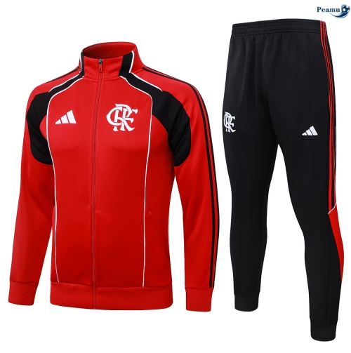 Casaco de Fato de Treino Flamengo Rojo/Negro 2026