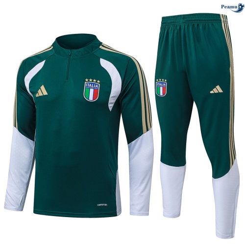 Fato de Treino Italia Criancas Verde Negroâtre 2026