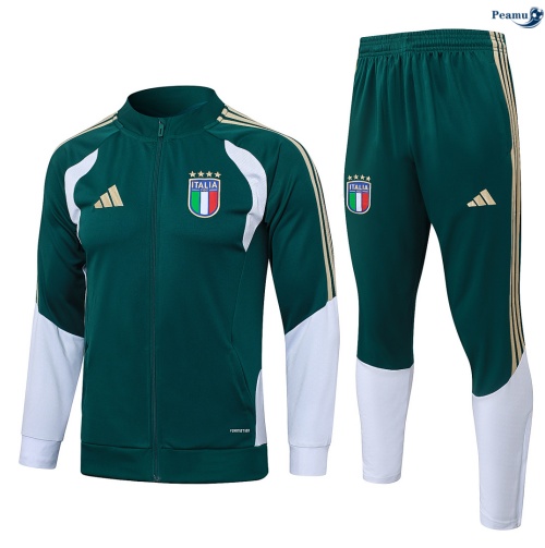 Casaco de Fato de Treino Italia Verde Negroâtre 2026