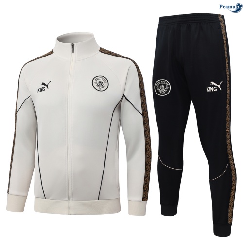 Casaco de Fato de Treino Manchester City Criancas blanquecino 2026