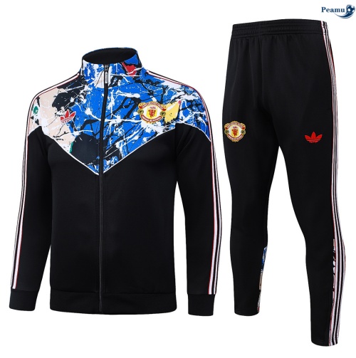 Casaco de Fato de Treino Manchester United Criancas Negro 2026