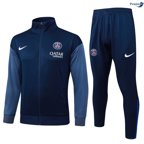 Casaco de Fato de Treino PSG Criancas Azul marino/Gris 2026