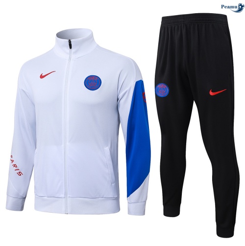 Casaco de Fato de Treino PSG Criancas Blanco 2026