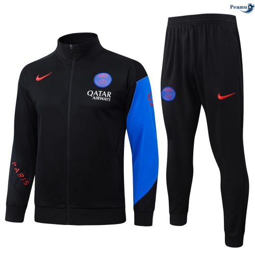 Casaco de Fato de Treino PSG Negro/Azul 2026