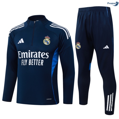 Fato de Treino Real Madrid Criancas Azul marino/Blanco 2026