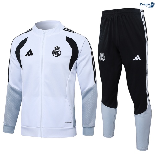 Casaco de Fato de Treino Real Madrid Criancas Blanco 2026