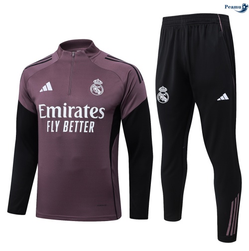Fato de Treino Real Madrid Criancas Gris/Púrpura 2026
