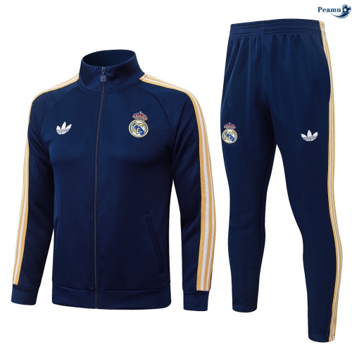 Casaco de Fato de Treino Real Madrid Criancas Azul marino 2026
