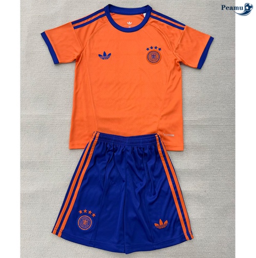 Camisola Futebol Alemanha Crianças Equipamento Manga Larga Naranja 2026-2027