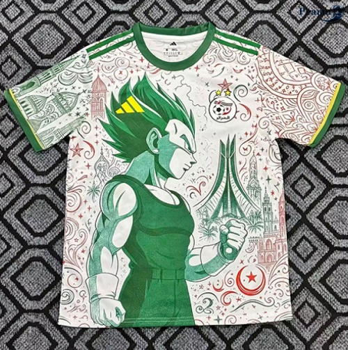 Camisola Futebol Argélia Equipamento Naruto verde 2026-2027