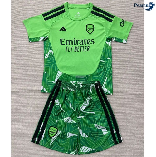 Camisola Futebol Arsenal Crianças Equipamento Portero verde 2026-2027