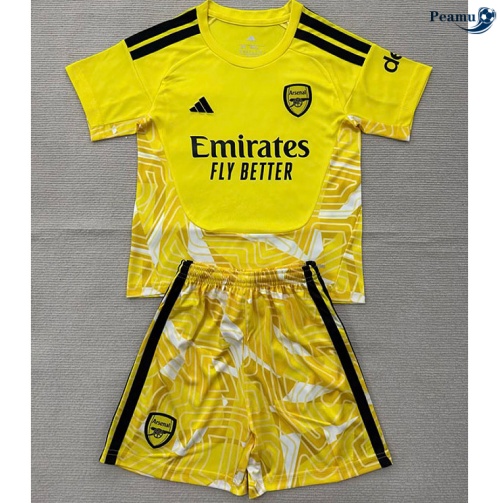 Camisola Futebol Arsenal Crianças Equipamento Portero amarillo 2026-2027