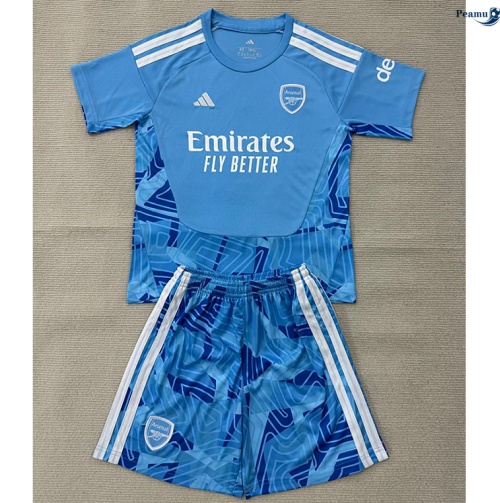 Camisola Futebol Arsenal Crianças Equipamento Portero Azul 2026-2027