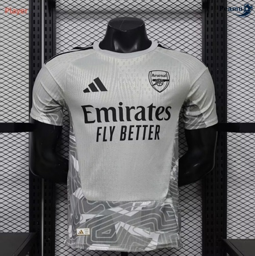 Camisola Futebol Arsenal Player Equipamento Portero Gris 2026-2027