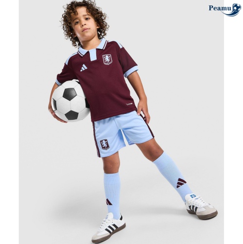 Camisola Futebol Aston Villa Crianças Principal Equipamento 2026-2027
