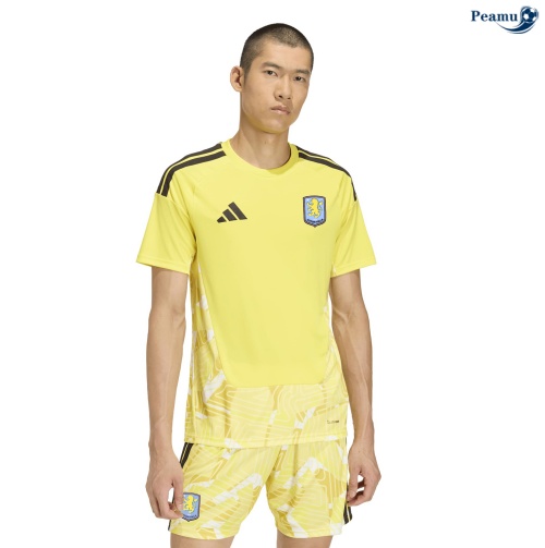 Camisola Futebol Aston Villa Equipamento Manga Larga Amarillo 2026-2027