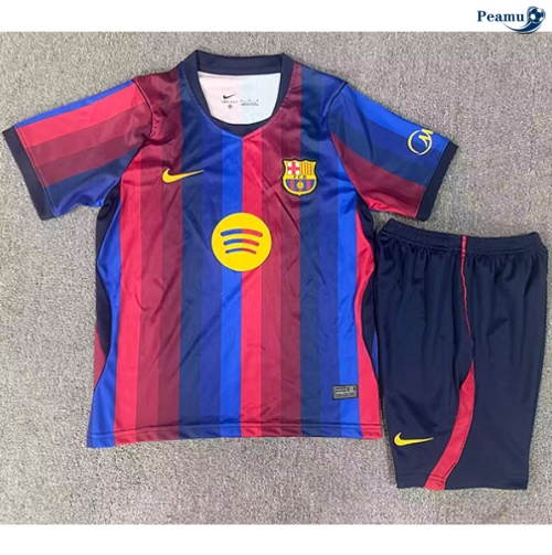 Camisola Futebol Barcelona Crianças Principal Equipamento 2026-2027