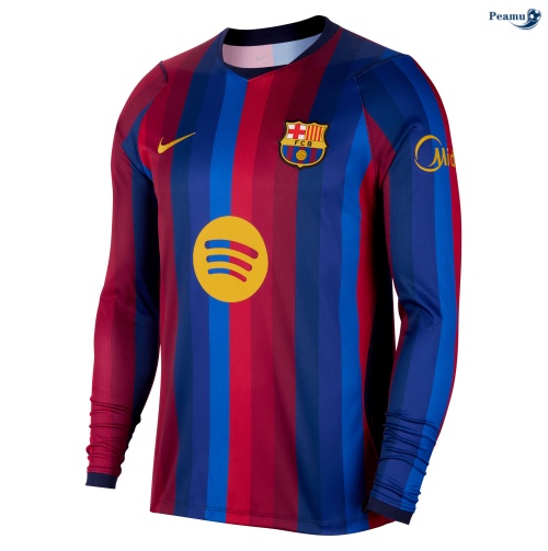 Camisola Futebol Barcelona Principal Equipamento Manga larga 2026-2027