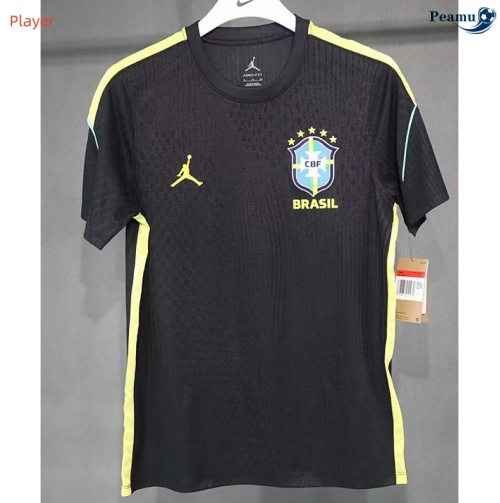 Camisola Futebol Brasil Player Equipamento Training negro 2026-2027