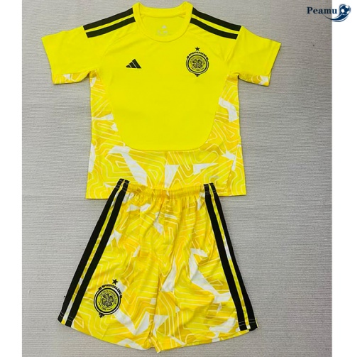 Camisola Futebol Celtic Crianças Equipamento Manga Larga Amarillo 2026-2027