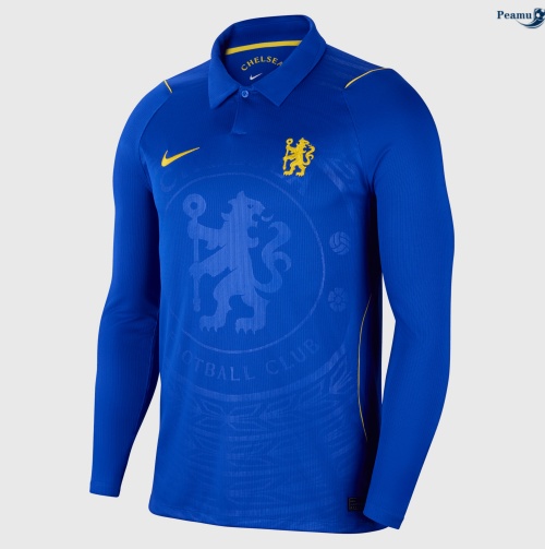 Camisola Futebol Chelsea Principal Equipamento Manga larga 2026-2027