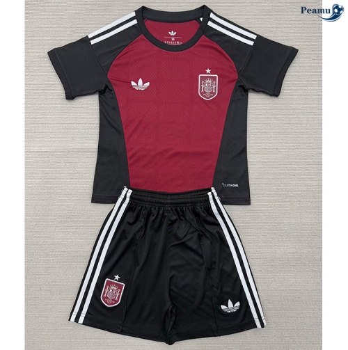 Camisola Futebol Espanha Crianças Equipamento Manga Larga Rojo 2026-2027