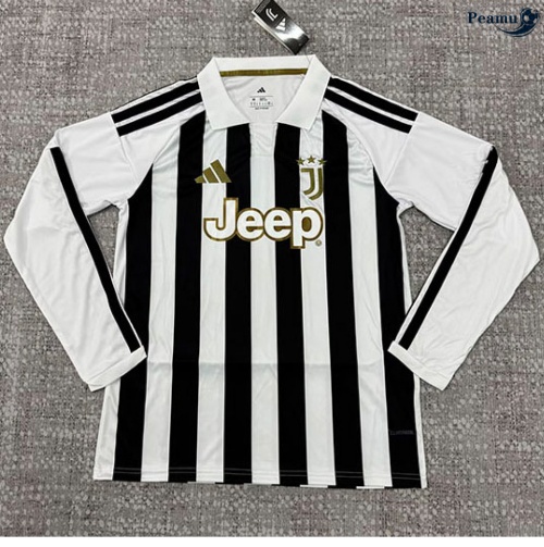 Camisola Futebol Juventus Principal Equipamento Manga larga 2026-2027