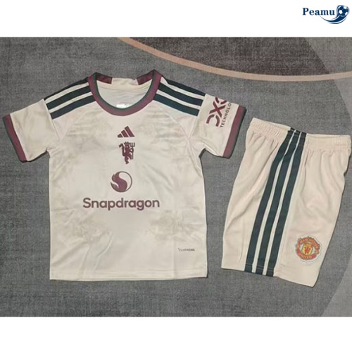 Camisola Futebol Manchester United Crianças Terceiro Equipamento 2026-2027