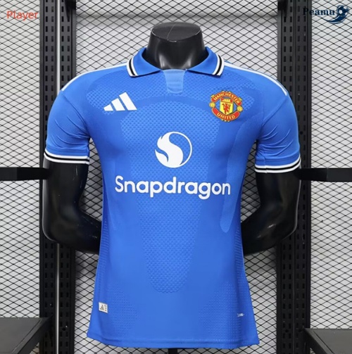 Camisola Futebol Manchester United Player Equipamento Especial azul 2026-2027