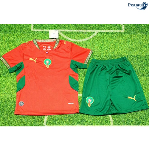 Camisola Futebol Marruecos Crianças Principal Equipamento 2026-2027