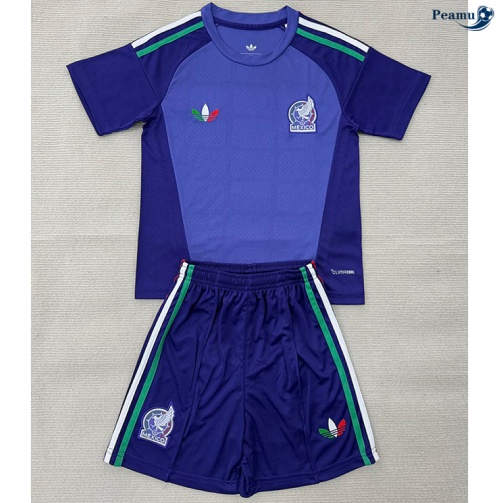 Camisola Futebol México Crianças Equipamento Manga Larga Púrpura 2026-2027