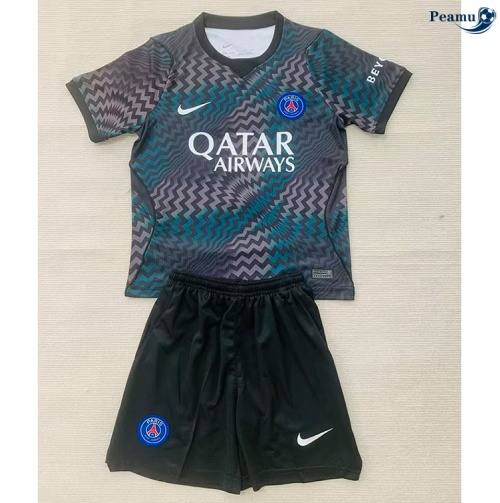 Camisola Futebol PSG Crianças Equipamento Portero negro 2026-2027