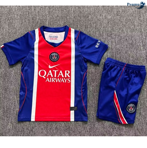 Camisola Futebol PSG Crianças Principal Equipamento 2026-2027
