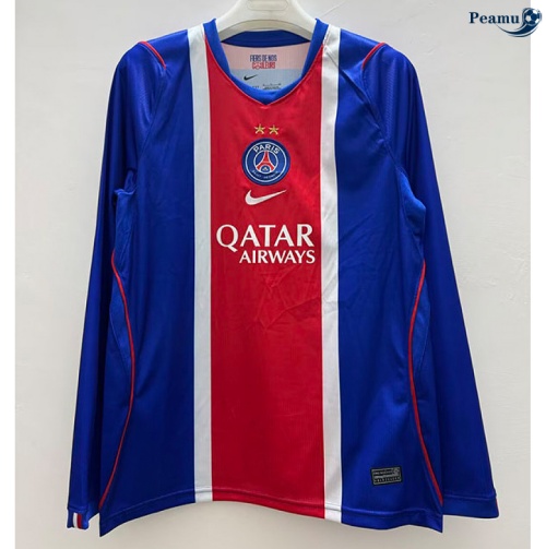 Camisola Futebol PSG Principal Equipamento Manga larga 2026-2027