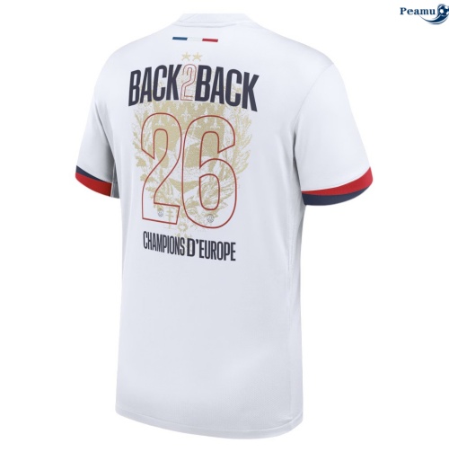 Camisola Futebol PSG Extérieur 2 étoiles Champions D’Europe 2025-2026