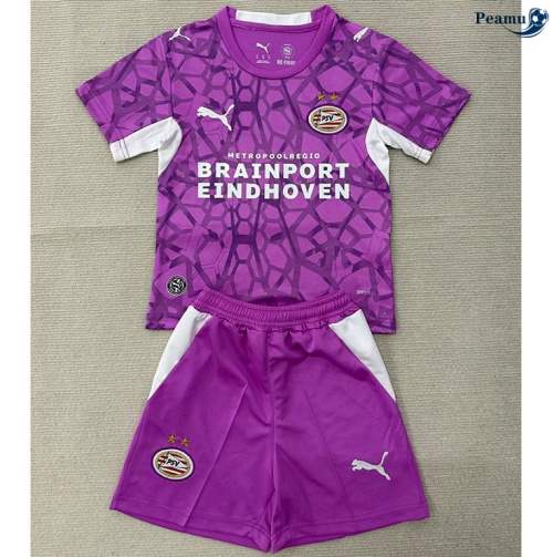 Camisola Futebol PSV Eindhoven Crianças Equipamento Portero Violeta 2026-2027