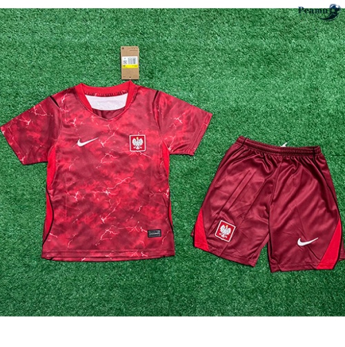 Camisola Futebol Polónia Crianças Alternativa Equipamento 2026-2027