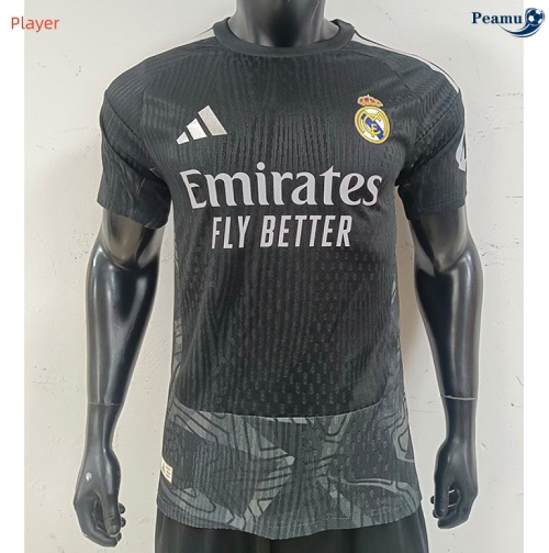 Camisola Futebol Real Madrid Player Equipamento Portero negro 2026-2027