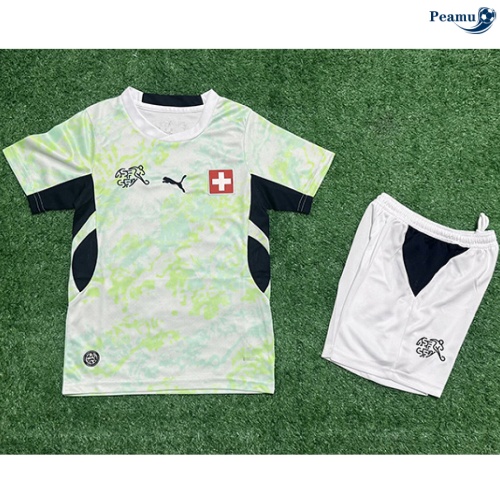 Camisola Futebol Suiza Crianças Alternativa Equipamento 2026-2027