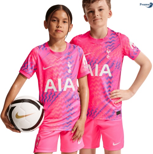 Camisola Futebol Tottenham Hotspur Crianças Equipamento Portero Rosa 2026-2027