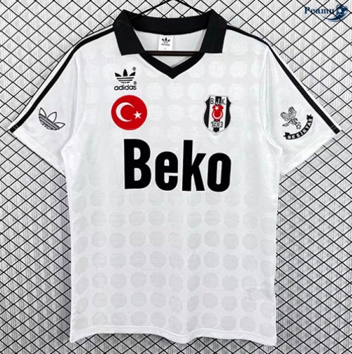 Camisola Futebol Retrô Besiktas Principal Equipamento 1990-91