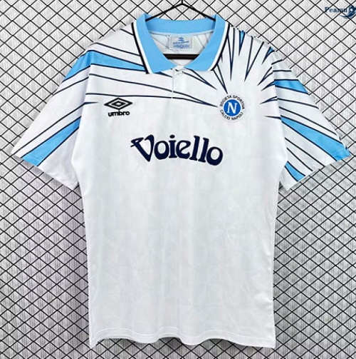 Camisola Futebol Retrô Naples Alternativa Equipamento 1991-94