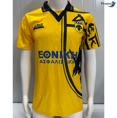 Camisola Futebol Retrô Athens AEK Principal Equipamento 1993-94