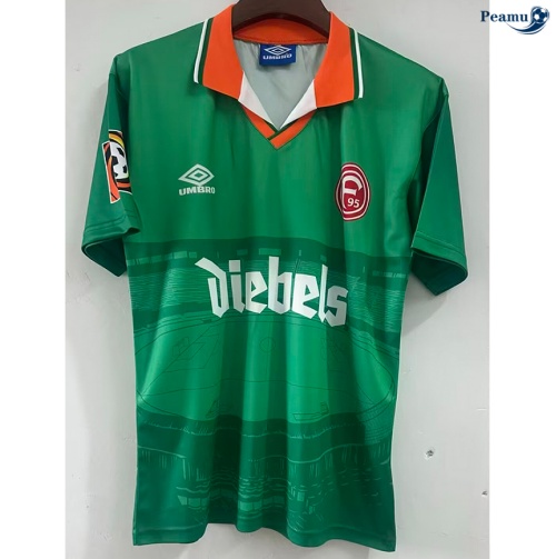 Camisola Futebol Retrô Düsseldorf Alternativa Equipamento 1996